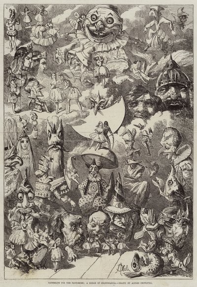 Gathering for the Pantomime, a Dream of Chancifancia by Alfred Crowquill
